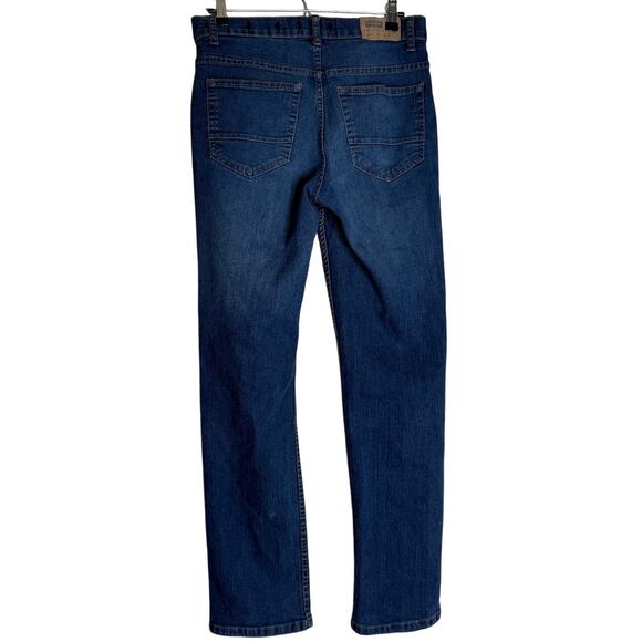 Rugby University Straight Leg Jeans Pants Men 32 x 32 Blue Denim Medium Wash - Picture 2 of 12